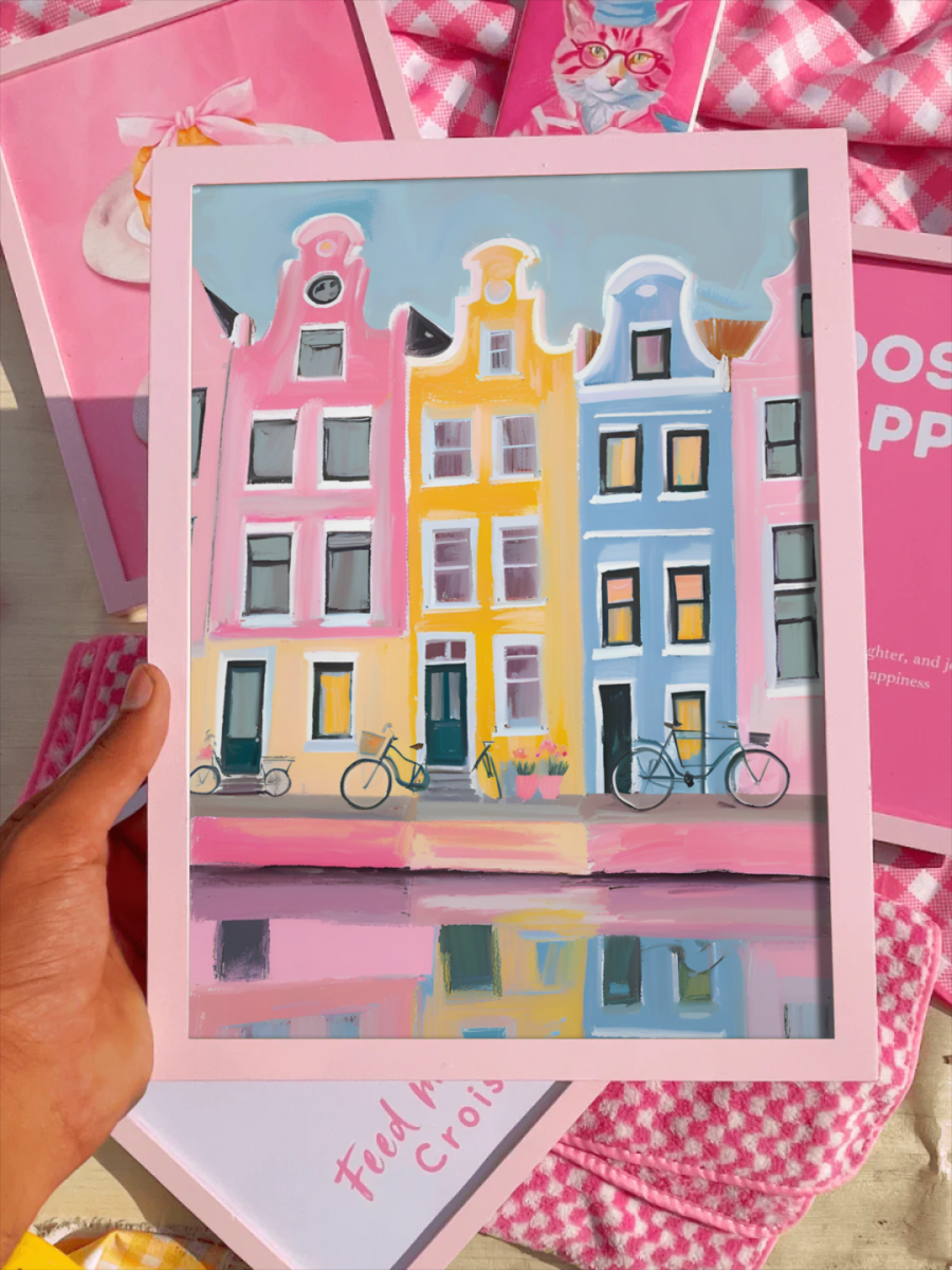 Amsterdam Canal Houses Print