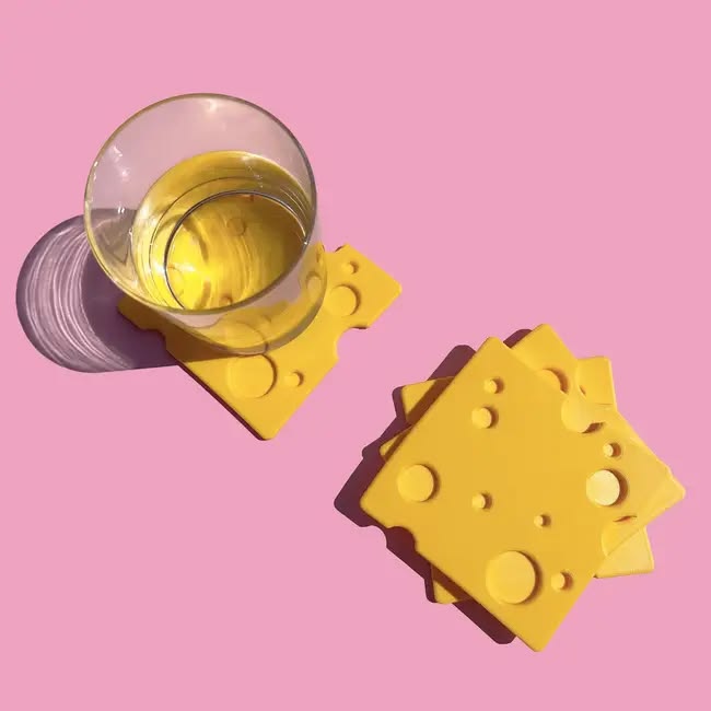 Cheese Coaster - Set of 4