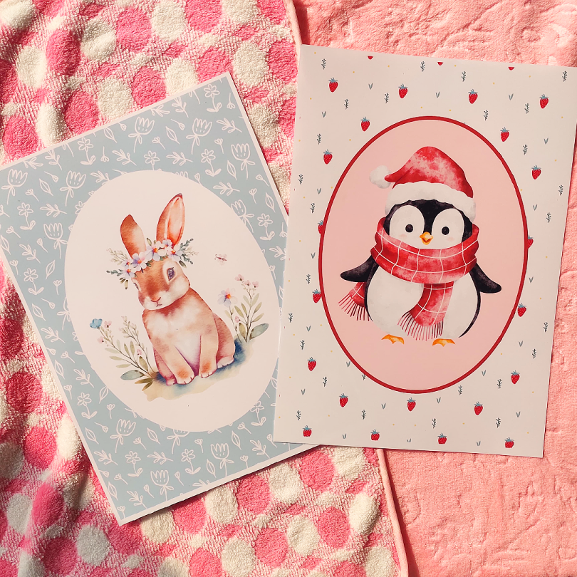 Cozy Waddle Penguin Poster
