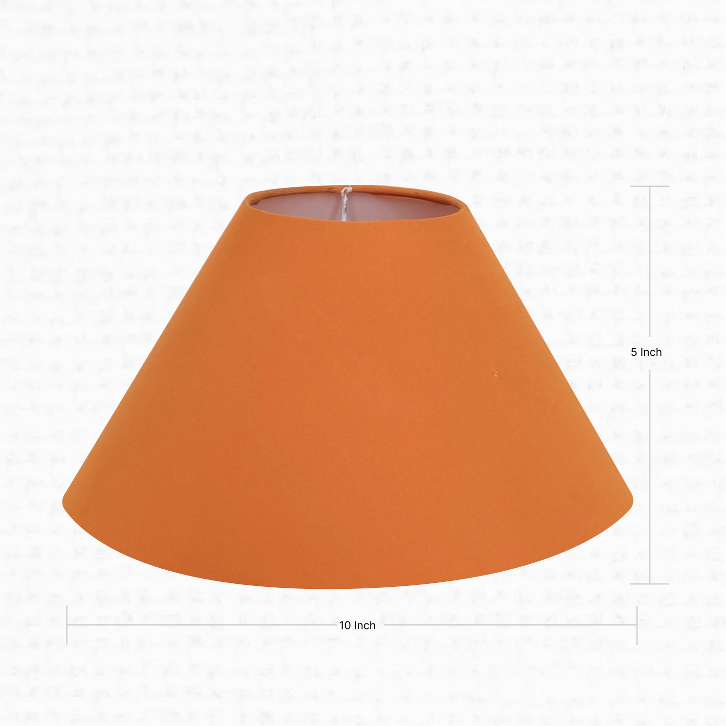 Orange Lampshade 10x5 inches