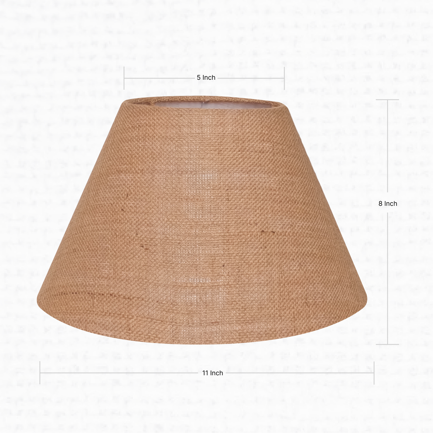 Jute Cone Lampshade