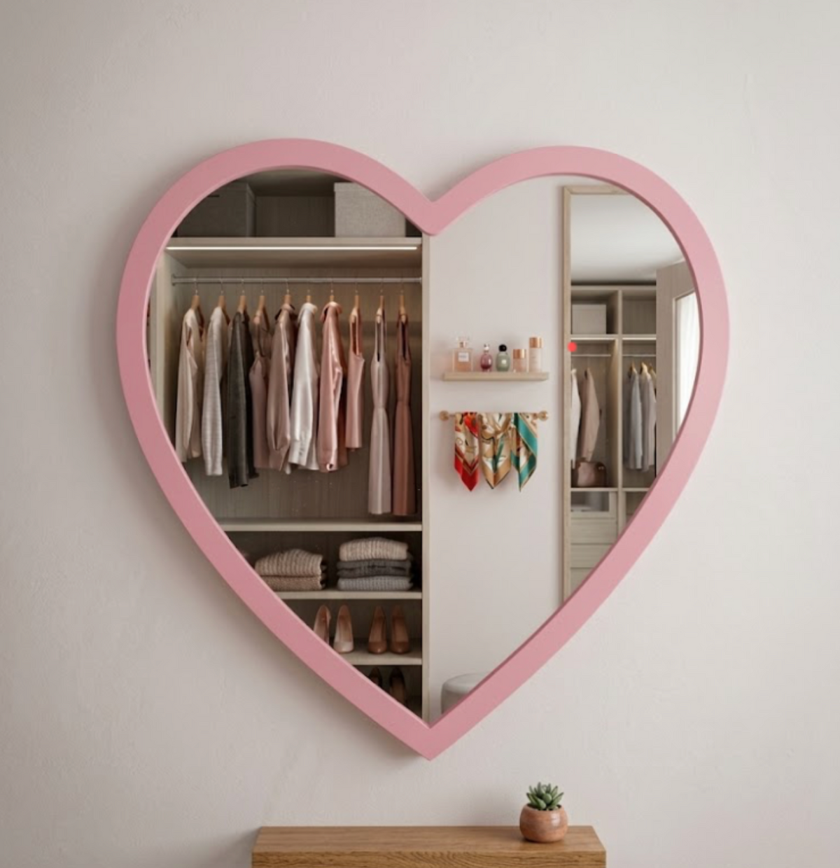 Heart Mirror - Large