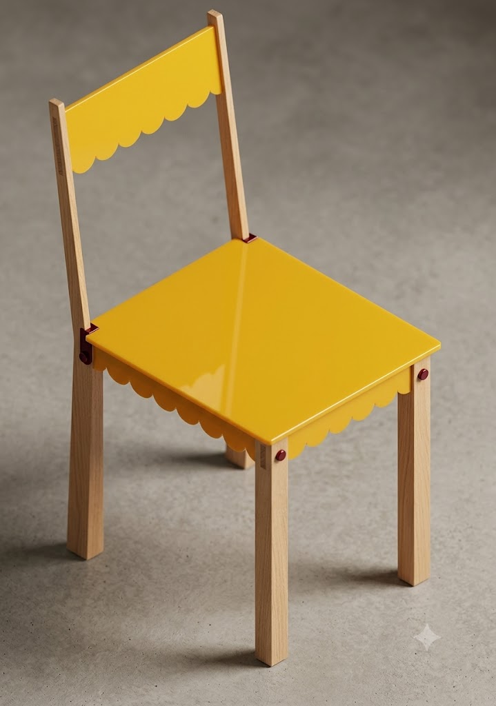 Sunshine Scallop Chair