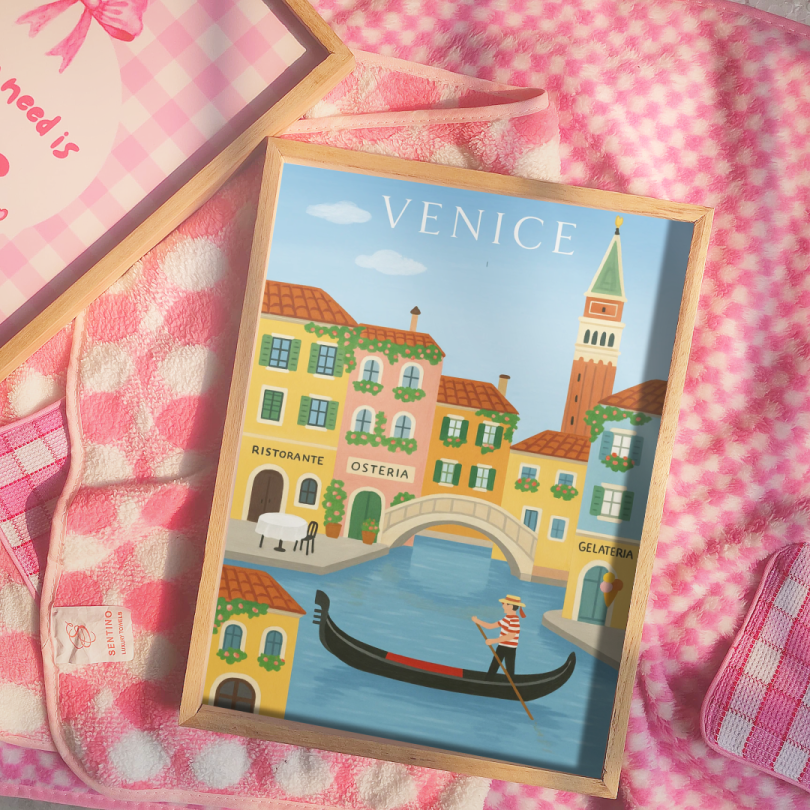 Venice's Gondola print