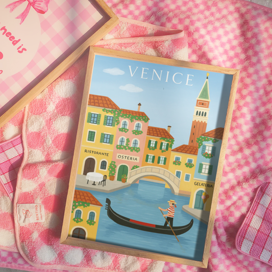 Venice's Gondola print
