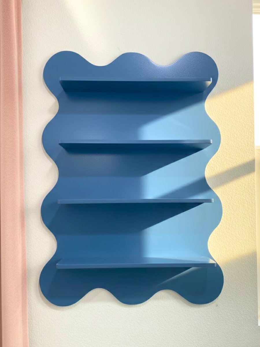 Wave Bookshelf (hanging)