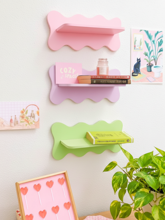 Wavy Wall Shelves