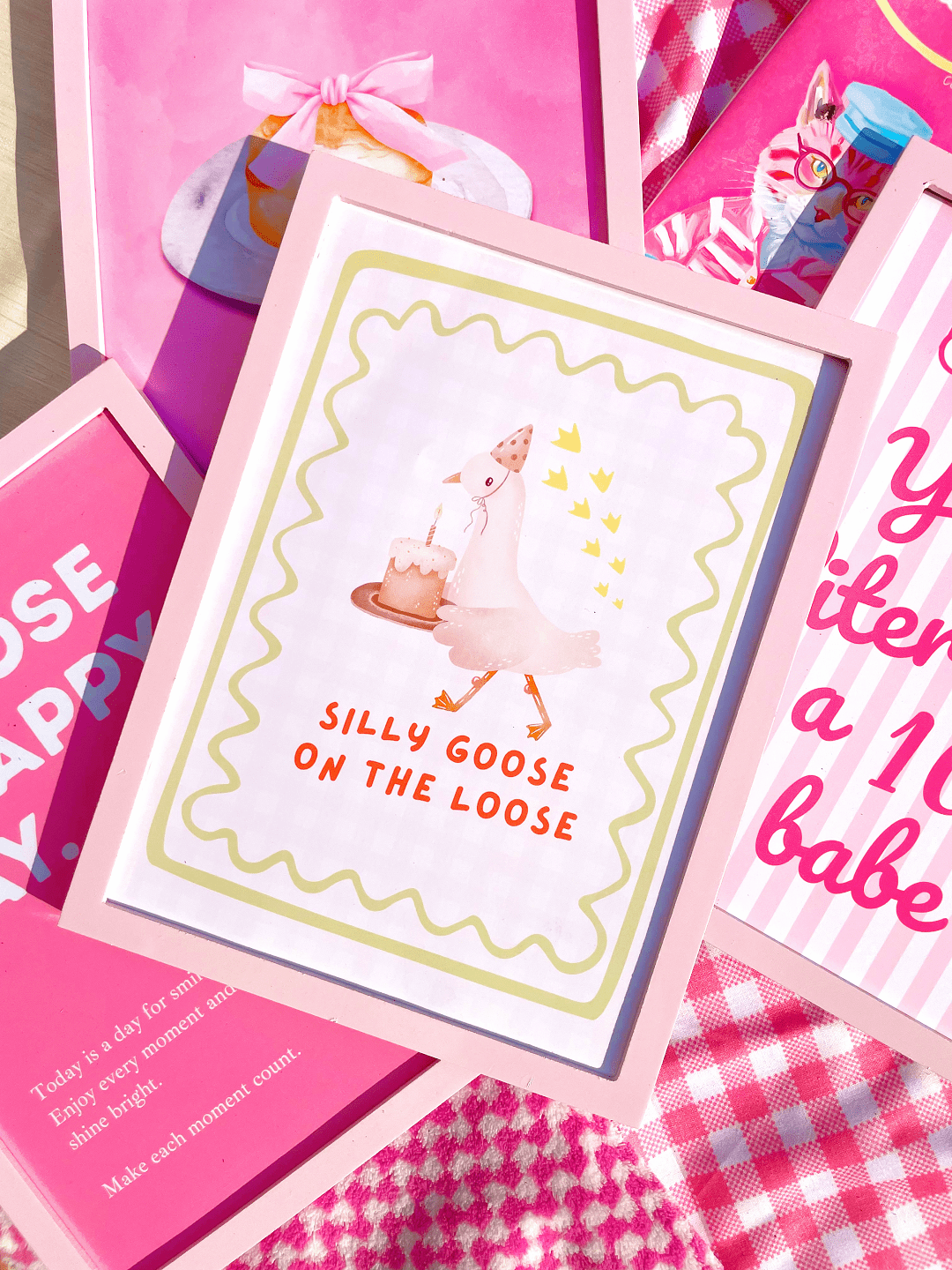 Silly goose on the loose print