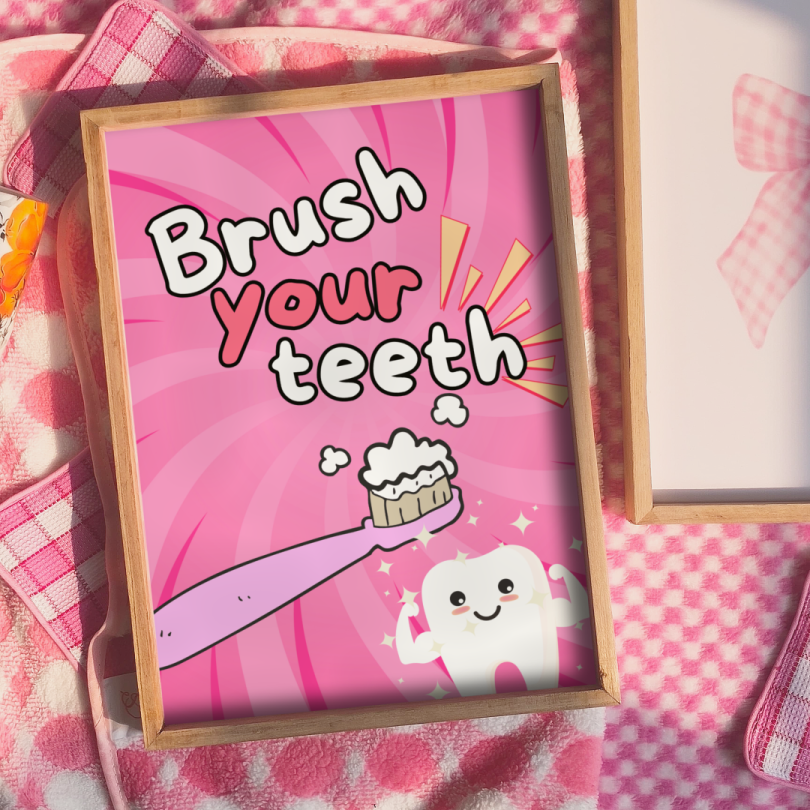 Brush Your Teeth Print