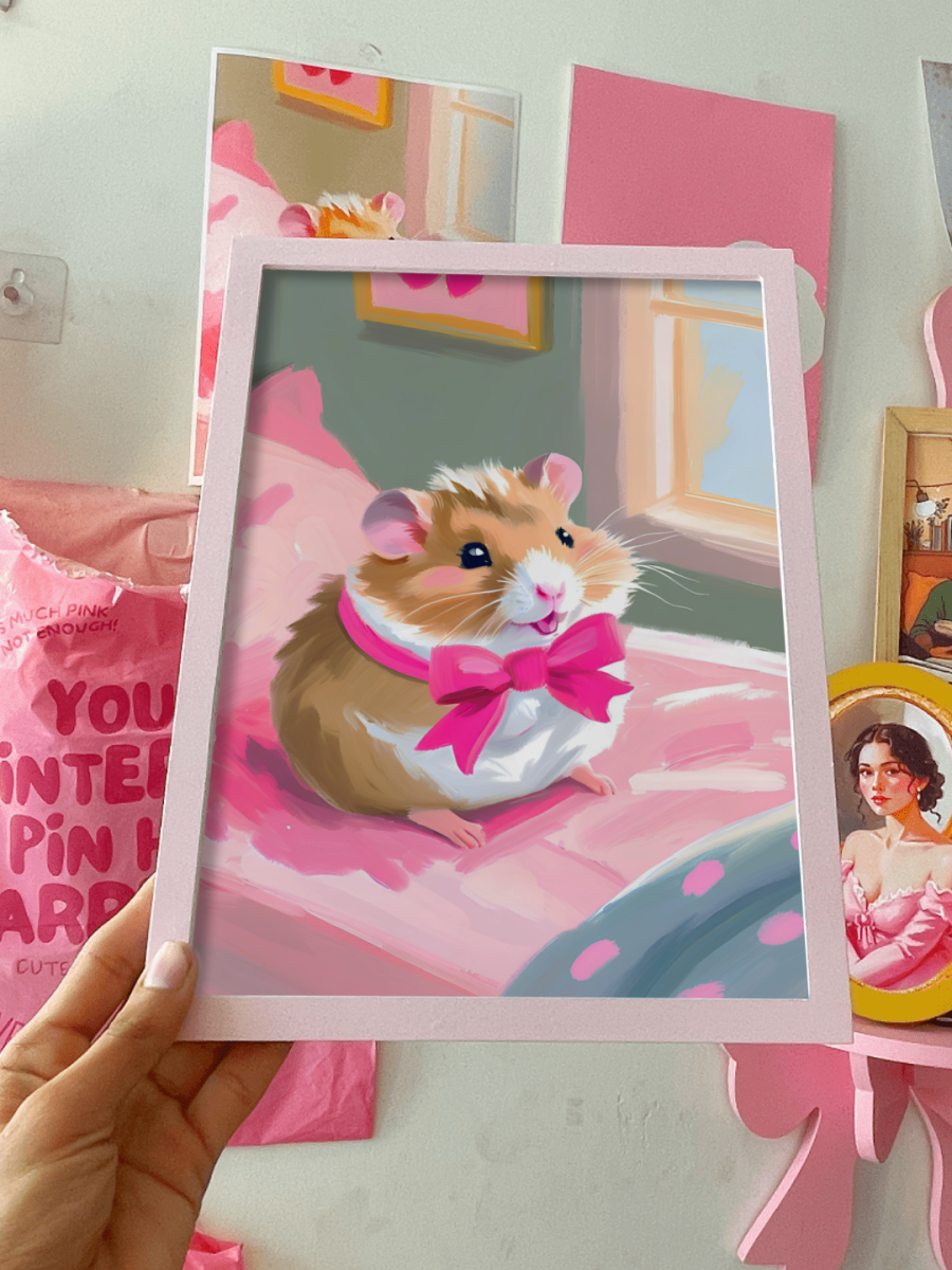 Cute Hamster Print