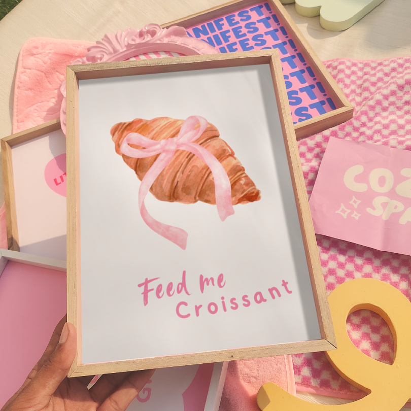 Feed me Croissant Print