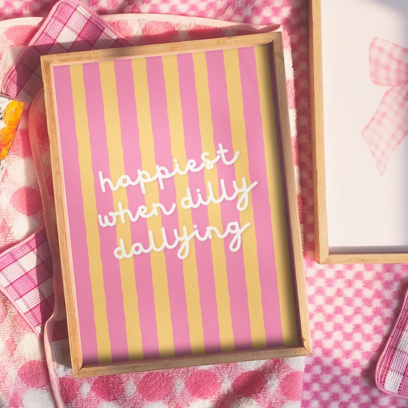 Dilly dallying Wall Frame