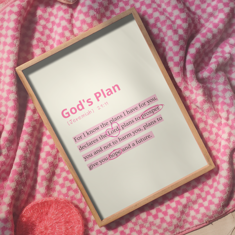Jeremiah 29:11 Wall Frame