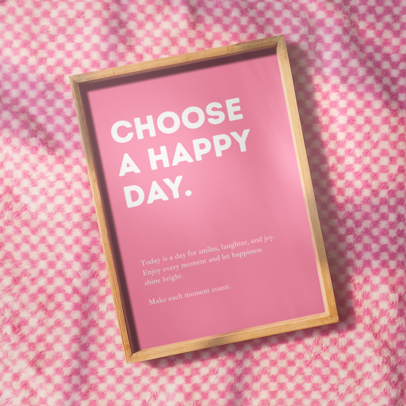 Happy day Wall Frame
