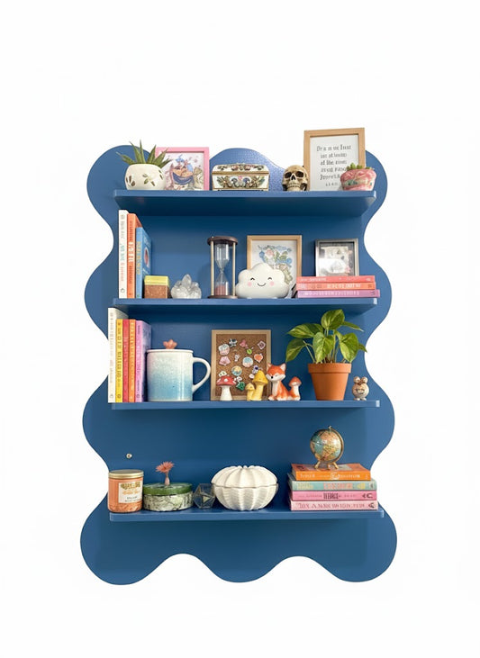 Wave Bookshelf (hanging)