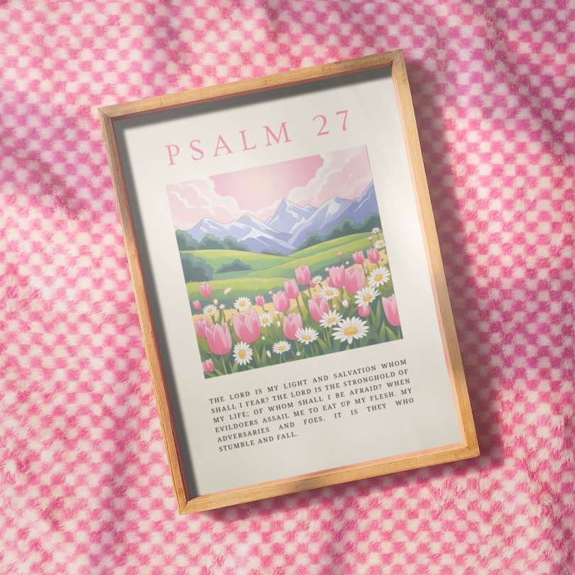 Psalm 27 Wall Frame