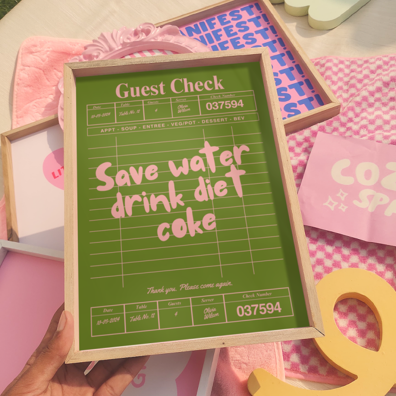 Drink diet coke Wall Frame