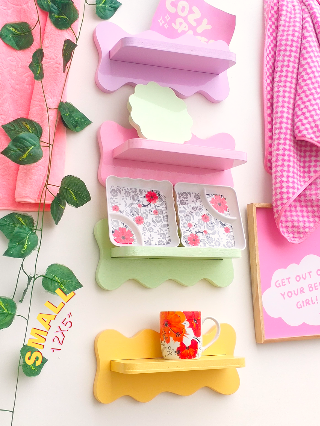 Wavy Wall Shelves