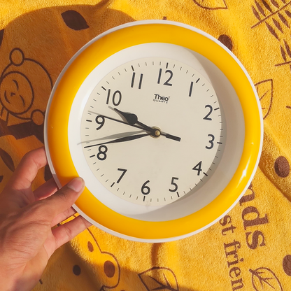 Yellow Wall Clock