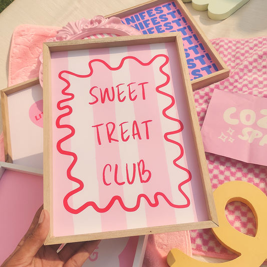 Sweet Treat Club wall print