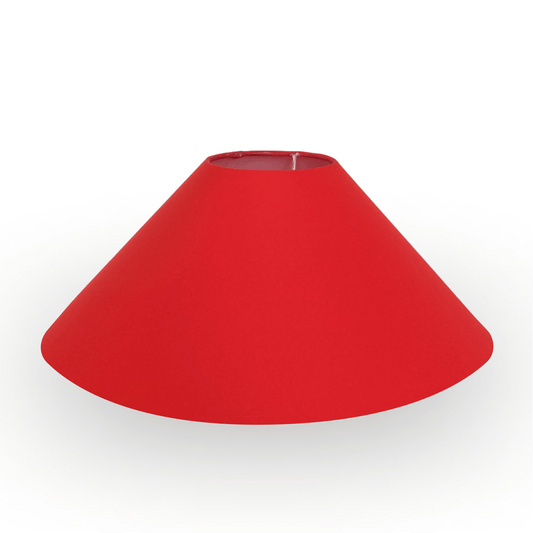 13x5 Red Cone Lampshade