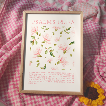 PSALMS 18:1-3 Print