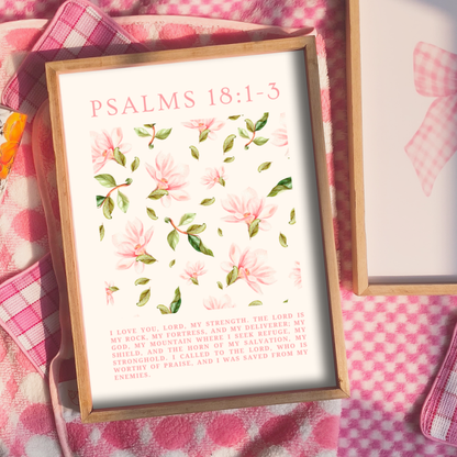 PSALMS 18:1-3 Print