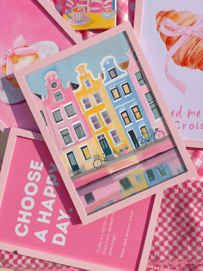 Amsterdam Canal Houses Print