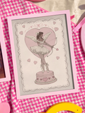 Ballerina Print - colorful pinteresty wall art
