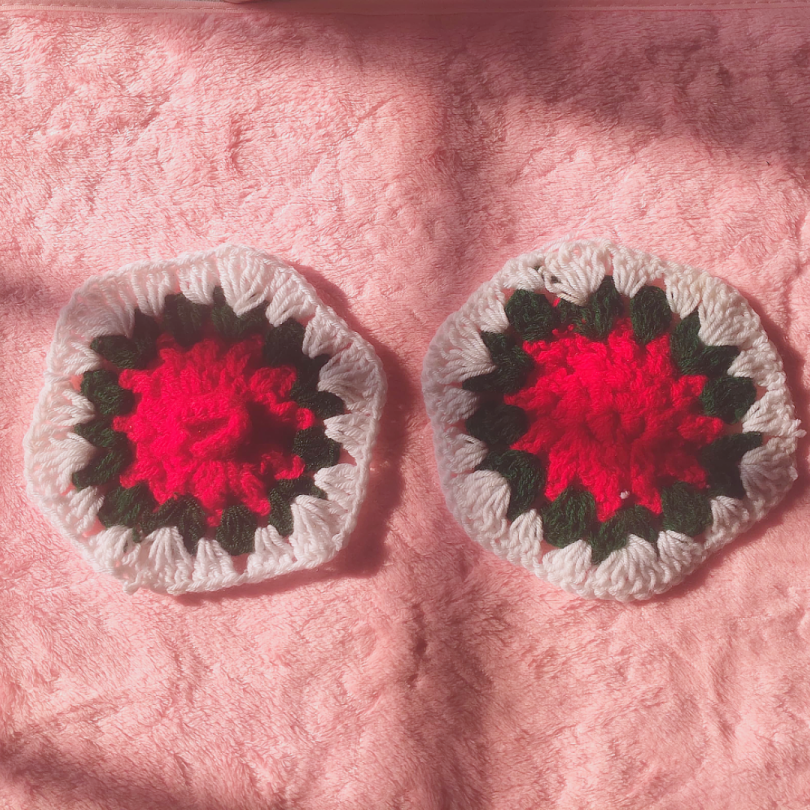 Crochet Blossom Brew Coasters