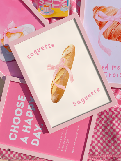 Coquette baguette Print