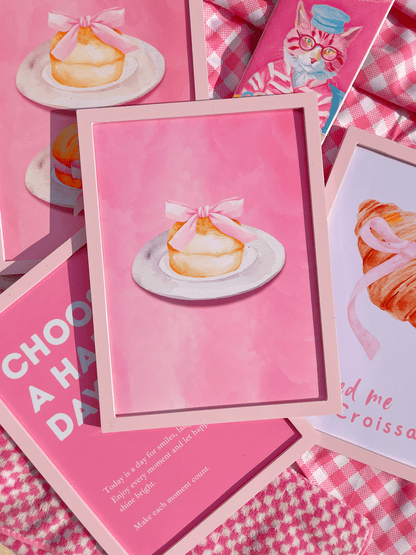 Coquette scone Print