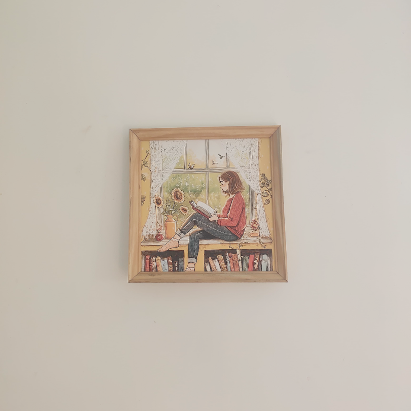 Cozy Reading Time Art Print