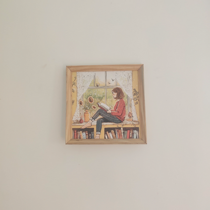 Cozy Reading Time Art Print