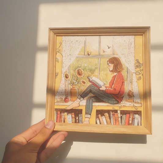 Cozy Reading Time Art Print