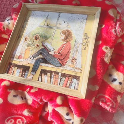 Cozy Reading Time Art Print