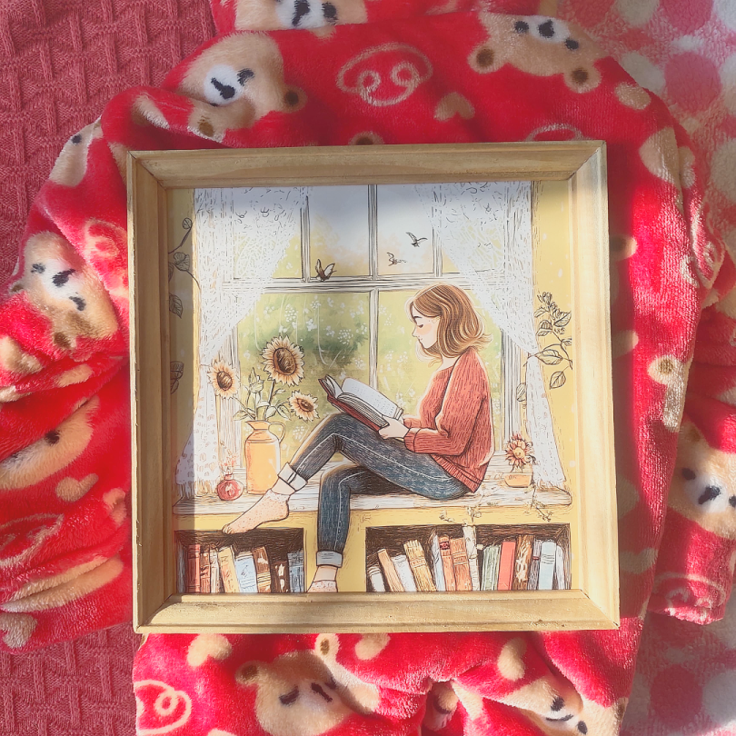 Cozy Reading Time Art Print