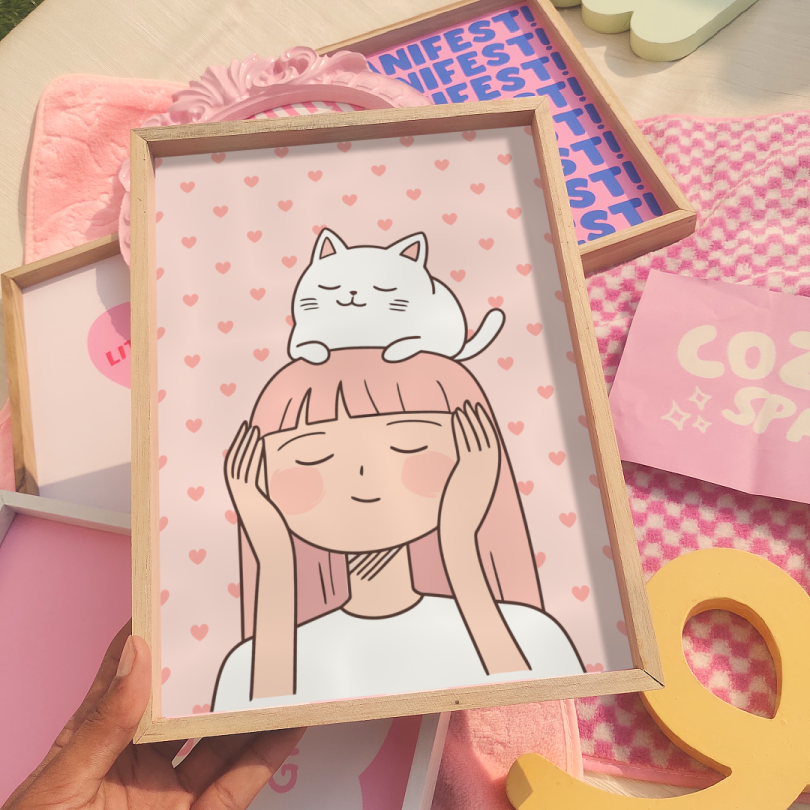 Cozy nap😴 Print