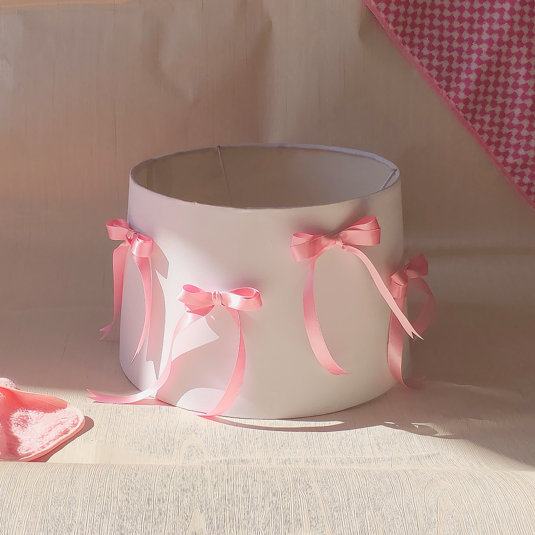 Cute Pink Ribbon Lampshade