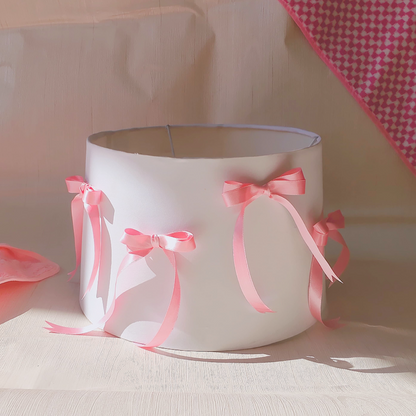 Cute Pink Ribbon Lampshade