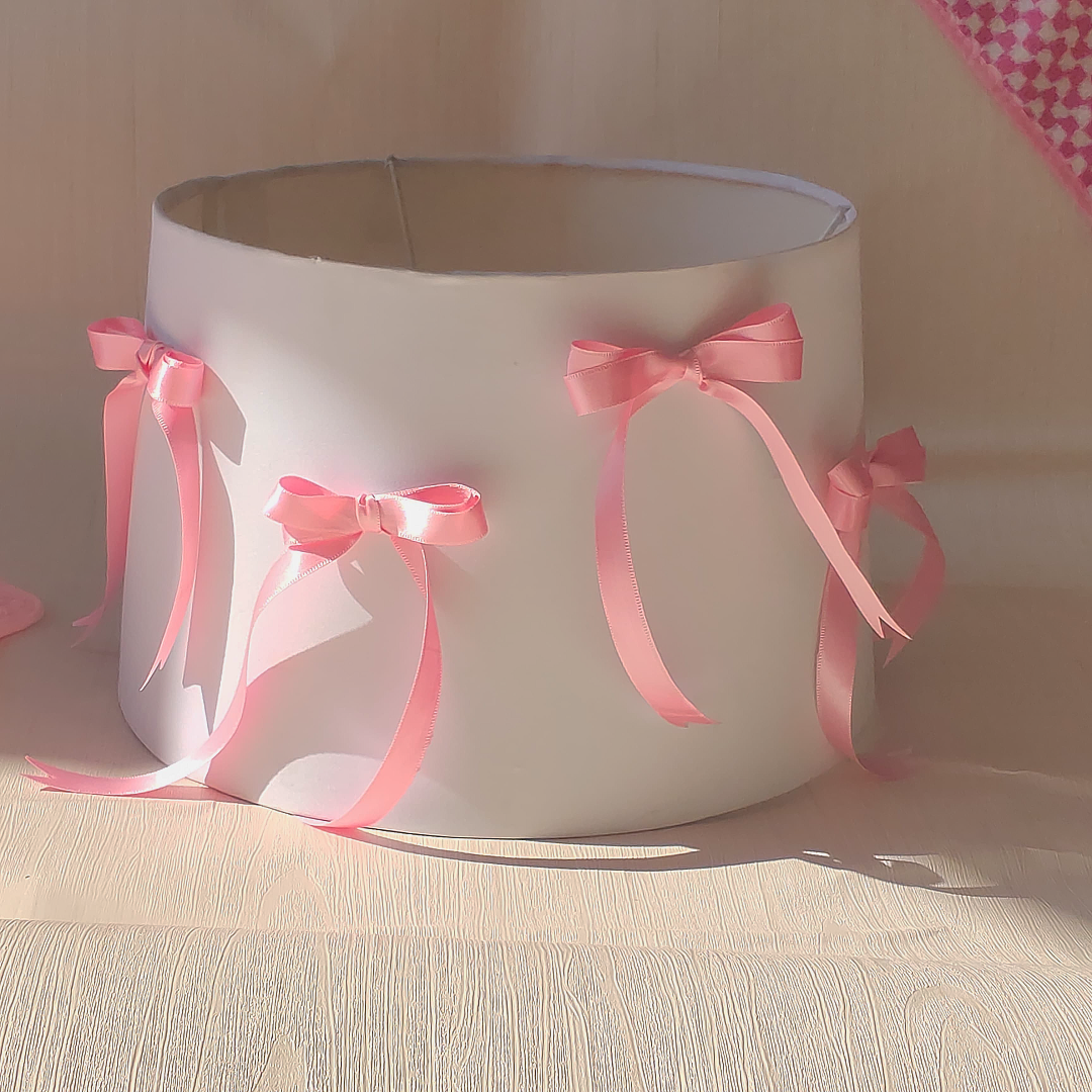 Cute Pink Ribbon Lampshade