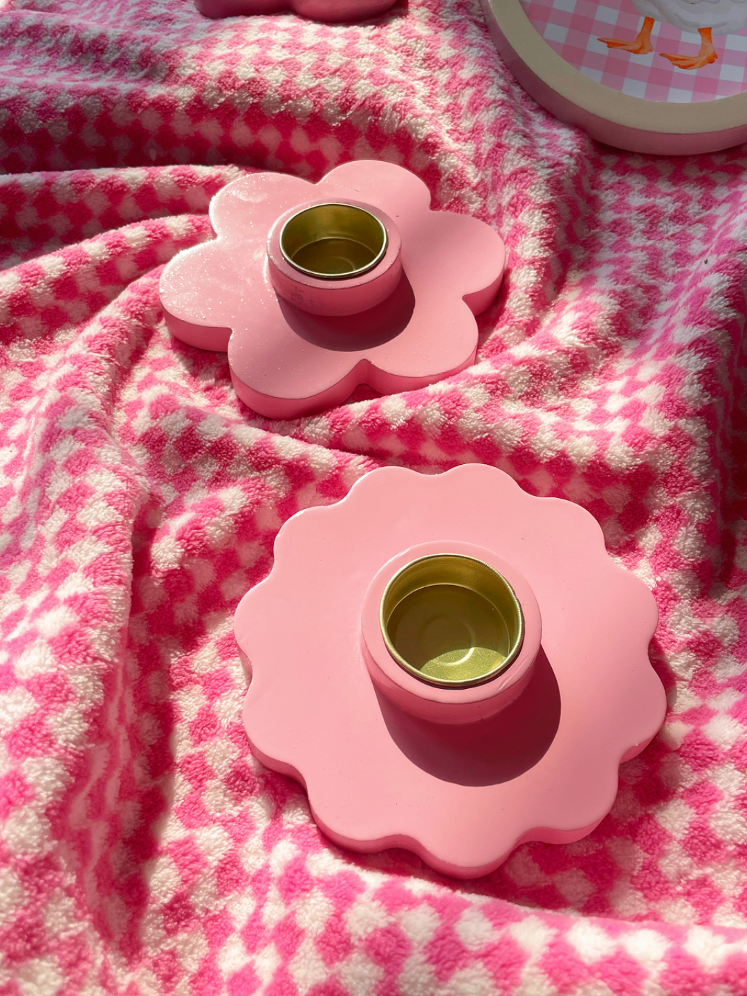 Heart, Daisy and Wavy Candle Stands