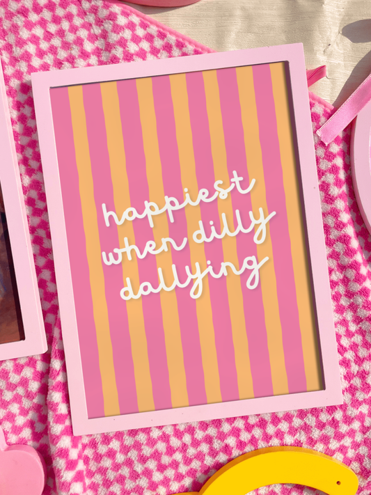 Dilly dallying Wall Frame