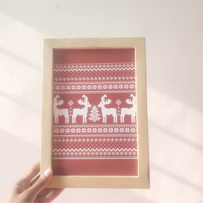 Festive Reindeer Frame