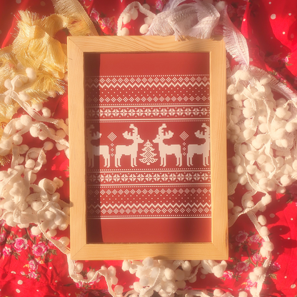 Festive Reindeer Frame