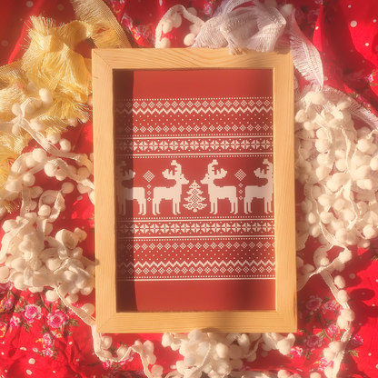 Festive Reindeer Frame