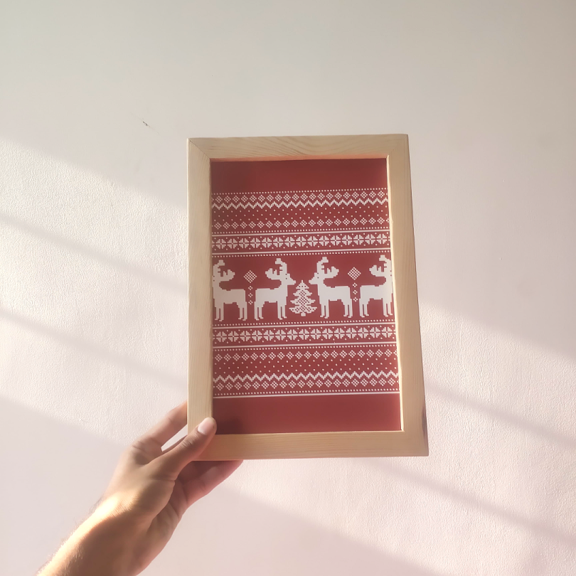 Festive Reindeer Frame