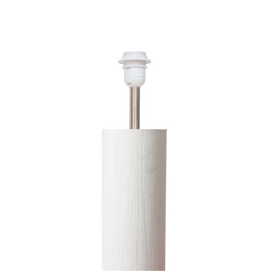 White Modern Japandi Table Lamp base