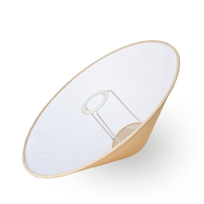 Flat Cone Beige Lampshade
