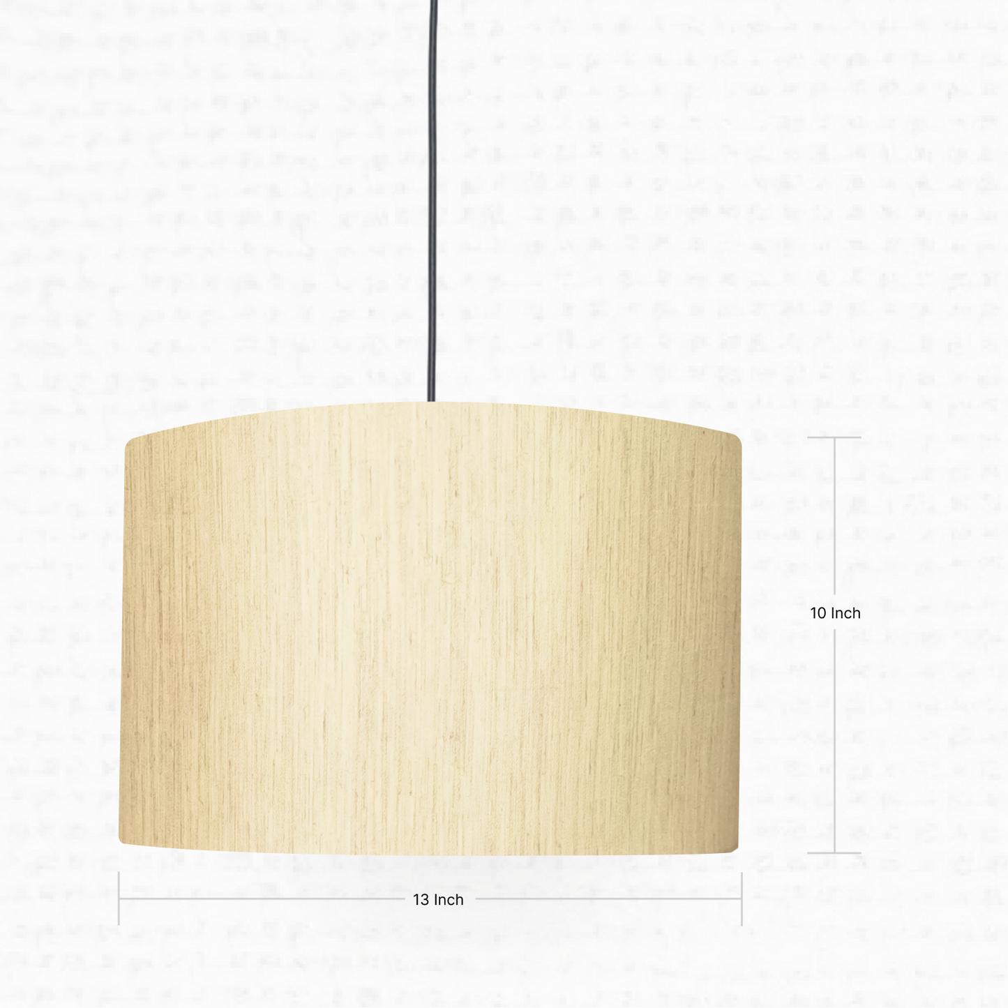 Cream Drum Hanging Light